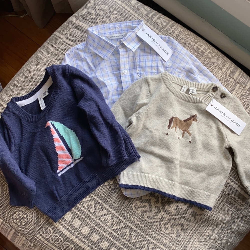 Janie and Jack 3-6 Month Lot